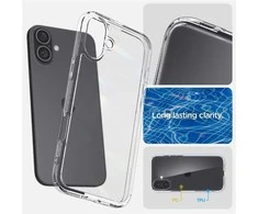Dėklas „Spigen Crystal Hybrid“, krištolo skaidrumo – iPhone 16