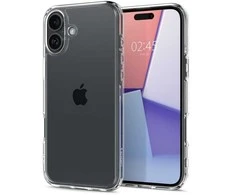 Dėklas „Spigen Crystal Hybrid“, krištolo skaidrumo – iPhone 16
