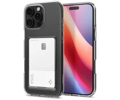 Dėklas Spigen Crystal Slot, krištolo skaidrumo – iPhone 16 Pro Max