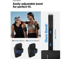 Spigen Dynamic Shield Armband dėklas telefonui juodos spalvos AMP04617