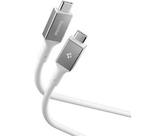 „Spigen Essential“ USB C į USB C 100 W laidas, baltas EB10010CC
