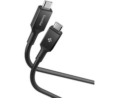 Spigen „Essential“ USB C–USB C 100 W laidas, juodas EB10010CC
