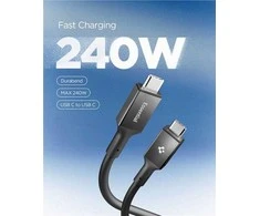 Spigen Essential USB C į USB C 240W laidas, juodas EB24012CC