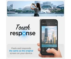 „Spigen Glass tR EZ Fit“ (2 vnt. dėklių), skaidrus – „Google Pixel 9 Pro Fold“