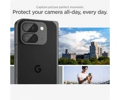 „Spigen Glass tR EZ Fit Optik“ 2 vnt., krištolo skaidrumo – „Google Pixel 9 Pro Fold“