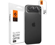 Spigen „Glass tR EZ Fit Optik Pro“ 2 vnt. pakuotė, pilka – „iPhone Air“