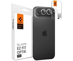 Spigen Glass tR EZ Fit Optik Pro 2 Pack, sidabrinis - iPhone Air