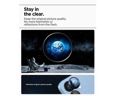 Spigen Optik Pro GLAS.TR EZ FIT 2-pack kameros apsauginis stikliukas, skirtas Samsung Galaxy S25+ – juodos spalvos