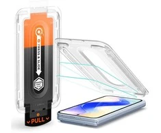 „Spigen Glass tR EZ Fit Pro“ 2 vnt., skaidrūs – „Google Pixel 10 Pro Fold“