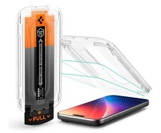 Apsauginis stiklas Spigen Glass tR EZ Fit Pro HD (Privacy) 1 Pack, transparency - iPhone 17/16 Pro Max