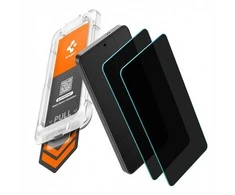 Spigen Glass tR EZ Fit Pro HD (Privacy) 2 Pack, transparency - Samsung Galaxy S26+