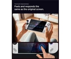Spigen Glas.tR Slim 2-pack apsauginis stiklas skirtas Lenovo Legion GO S – juodos spalvos