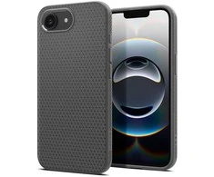 Dėklas Spigen Liquid Air, marmuro pilkumo - iPhone 16e
