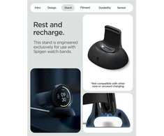 Spigen Liquid Air, matte juodas - Google Pixel Watch 4 41mm