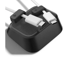 Spigen Magnetinis kabelių laikiklis, juodas