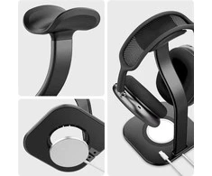Spigen MagSafe Charger Stand laikiklis AirPods Max ausinėms (juodas)