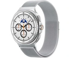 Spigen Metalinis dėklas, sidabrinis - „Samsung“ „Samsung Galaxy Watch 8“ (40/44/46 mm)