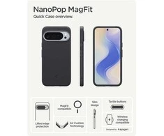 Dėklas Spigen Nano Pop Mag Magsafe Google Pixel 10 Pro XL juodas sesame