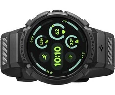 Spigen Rugged Armor, matinės juodos spalvos – „Google Pixel Watch 4“ (41 mm)