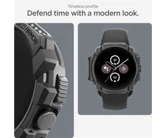 Spigen Tvirtas šarvas, matinis juodas - „Google Pixel Watch 3/2/1“ (41 mm)