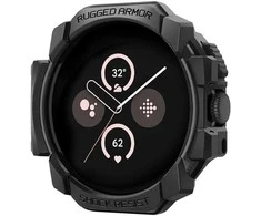 Spigen Tvirtas šarvas, matinis juodas - „Google Pixel Watch 3/2/1“ (41 mm)