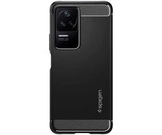 Dėklas Spigen Rugged Armor, matte juodas - Xiaomi POCO F4/Redmi K40S