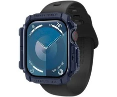 Spigen „Rugged Armor“, tamsiai mėlynas mėlynas - Apple Watch 10 42mm