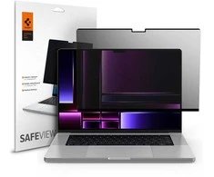Spigen „SafeView“ 1 pakuotė – „MacBook Pro 16“ M4 2024/M3 2023/M2 2023/M1 2021