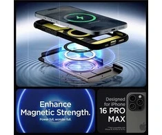 Dėklas Spigen Slim Armor MagSafe, gunmetal - iPhone 16 Pro Max