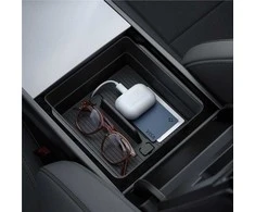 Spigen Tesla Armrest Console Organizer, juodas - Tesla Model 3 2024