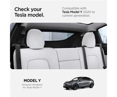 Spigen Tesla galinės sėdynės saugos diržo laikiklis, juodas - Tesla Model Y
