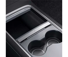 Spigen Tesla kabelių organizavimo stotelė, juoda - Tesla Model Y/3