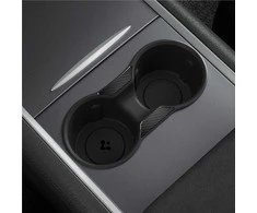 „Spigen Tesla“ centrinės konsolės puodelių laikiklio įdėklas, atpalaiduojantis laikiklis – Tesla Model Y/3