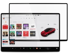 Spigen Tesla EZ Fit antirefleksinė ekrano apsauga, 1 vnt., skaidri - Tesla Model 3 2024