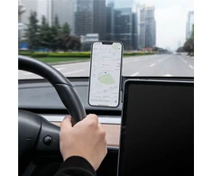Spigen Tesla OneTap 3 MagSafe, juodas - ekrano laikiklis