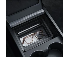 Spigen Tesla stumdomas konsolės organizatorius (apatinis), juodas - Tesla Model 3 2024