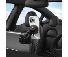 Spigen Tesla TapLock MagSafe automobilinis laikiklis-kroviklis, juodas - belaidis / skirtas ekranui