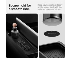 Dėklas Spigen Tesla Under Screen Storage Organizer, juodas - Tesla Model 3 2024