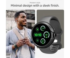Spigen Thin Fit, juodas - Google Pixel Watch 3/2/1 (41mm)