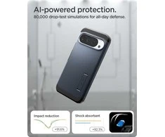 Dėklas SPIGEN TOUGH ARMOR MAG MAGSAFE GOOGLE PIXEL 10 PRO XL METAL SLATE