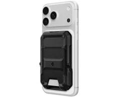 Dėklas Spigen Tough Armor Pro Wallet MagSafe 5 Card, juodas