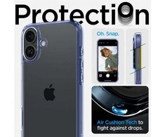 Dėklas Spigen Ultra Hybrid, dangaus krištolas - iPhone 16 Plus