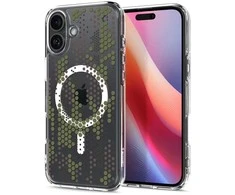 Dėklas Spigen Ultra Hybrid MagSafe, digital camo - iPhone 16