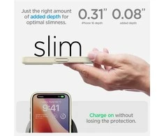 Dėklas Spigen Ultra Hybrid, mute beige - iPhone 16 Plus