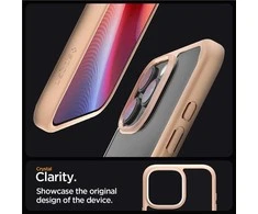 Dėklas Spigen Ultra Hybrid, rožinio titano spalvos - iPhone 16 Pro Max