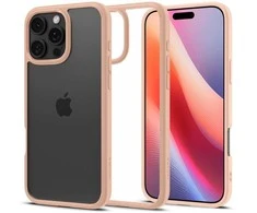 Dėklas Spigen Ultra Hybrid, rožinio titano spalvos - iPhone 16 Pro Max