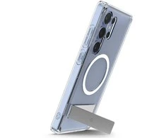 Dėklas Spigen Ultra Hybrid S MagSafe, skaidrus baltas - Samsung Galaxy S25 Ultra