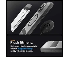 Dėklas Spigen Ultra Hybrid S MagSafe, frost pilka - iPhone 16 Pro