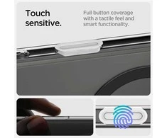 Dėklas Spigen „Ultra Hybrid T MagSafe“, grafito spalvos – „iPhone 16 Pro Max“