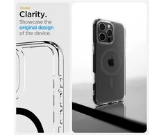 Dėklas Spigen „Ultra Hybrid T MagSafe“, grafito spalvos – „iPhone 16 Pro Max“